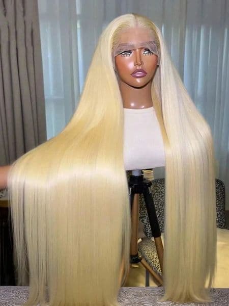 Blonde Wig Straight 613 Hd Lace Frontal Wig 13X6 13X4 Transparent Brazilian Lace Front Hair Wigs 30 40 Inch For Women Daily Wear