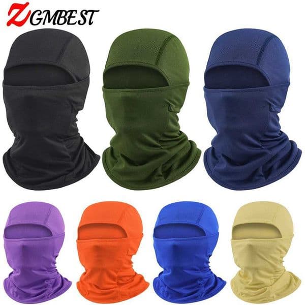 Ski Mask Balaclava Motorcycle Football Windproof UV Protector Face Cover Outdoor Cycling Hiking Head Shield Scarf for Men WomenT251213