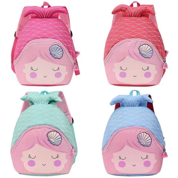 Kindergarten Sequin Princess Toddler Backpack Cartoon Fishtail Backpacks for Kids Cute Mermaid ChildrenS School Bag Purse Girls 251213