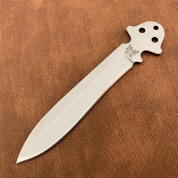 8Models BM42 Trainer Free swinging Knife 3 74 440C Plain Blade folding knife Stainless steel Handles