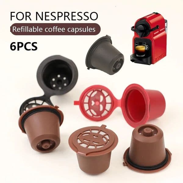 36PCS Refillable Reusable Nespresso Coffee Capsules with Spoon and Brush 251213BANJIA