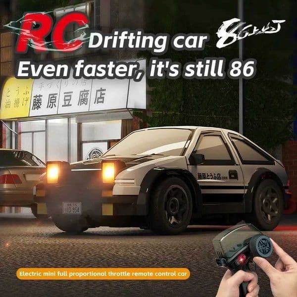 164 Desktop RC Drift Car 24G High-Speed Racing Car Four-Wheel Mini Desktop Remote Control Car Electric Toy for game party giftT251215