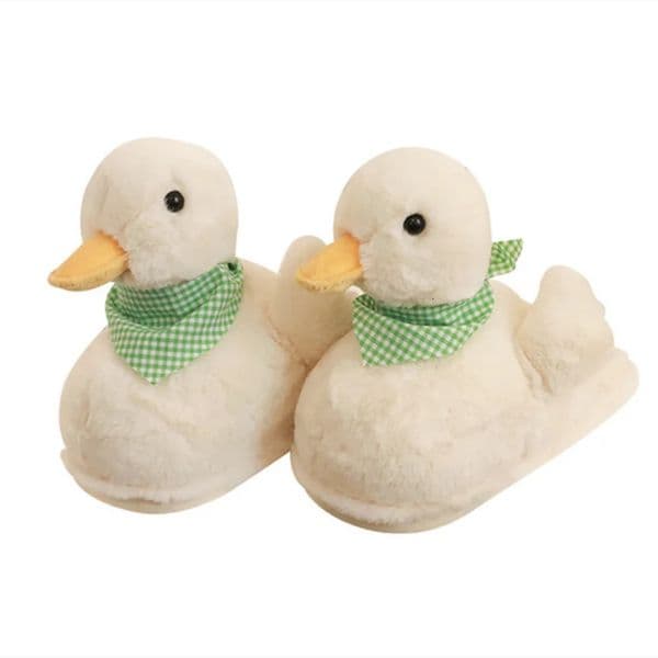 Ladies Girls Cute Winter Slippers Front Closed Toe Mule Slide Indoor Bedroom Short Plush Shoes With Scarf Pregnat Women Footwear 251215