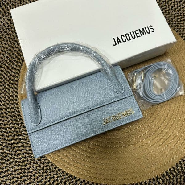 Free shipping jacqumes bag designer bag Womens Purse Designer Shoulder Fashion Handbag Leather Crossbody Tote Large Capacity Handbag Retro White Bag High Qualit