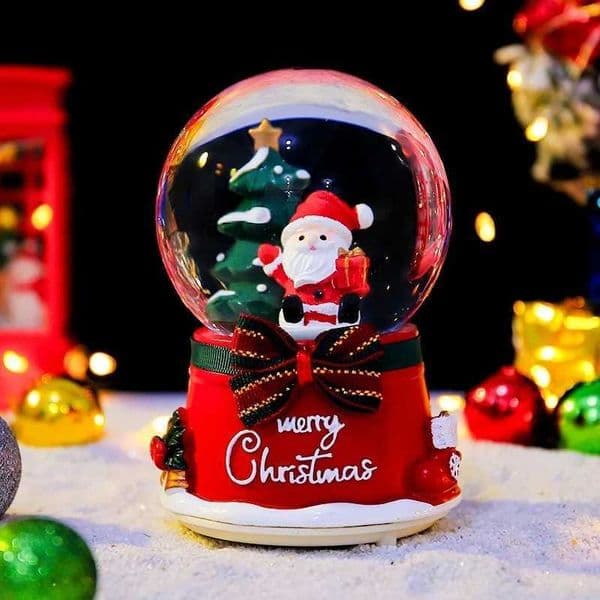 Monogatari Crystal Ball Pendant Glowing Octave Box Christmas Theme Desktop Decoration Home Accessories Unique Gift X251215