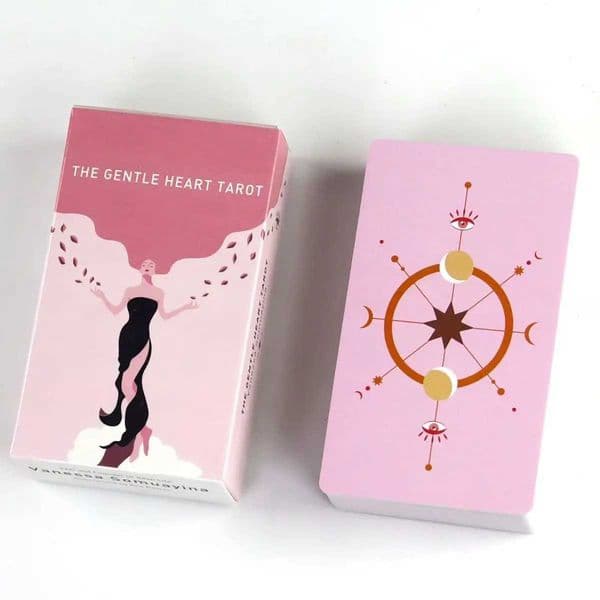 Gentle Heart Tarot 1036cm 78 Pcs Pink Cards Bring To The Surface The Truths That You Subconsciously Are Already Aware of C251216