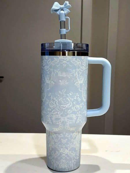 40oz Water Bottles LoveShackFancy Holiday Stainless Steel Tumblers Cups with handle Lid And Straw Travel Car gs All Day Julienne Mini Soft Cooler Lunch Ba