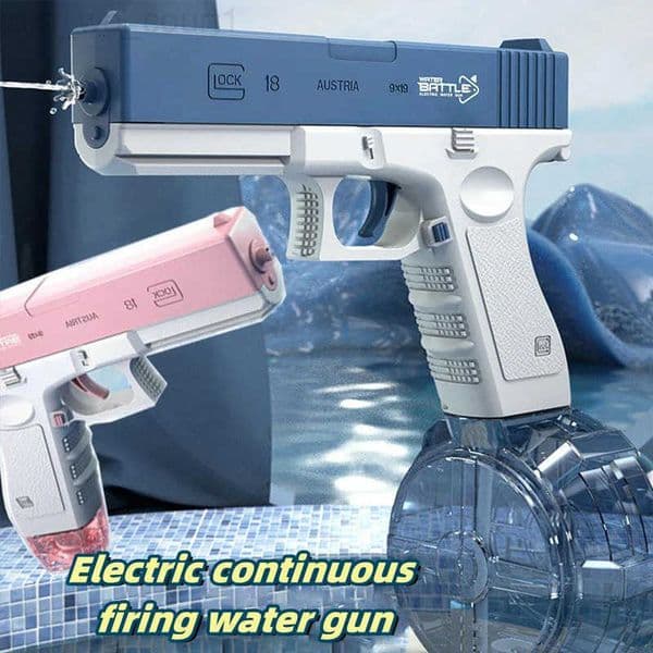 Electric automatic continuous water spray childrens toy gun without battery charging cable H251216