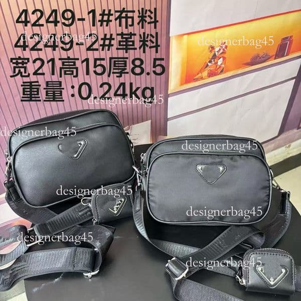 Luxury handbag Cross Border designer bag P New Imported With Small Shoulder Crossbody Messenger Camera Bag High Quality
