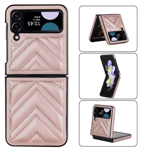 Galaxy Z Flip6 4 Small Fragrance Style Phone Case for Women, Shockproof, Compatible with Fold6, Fashionable Protection