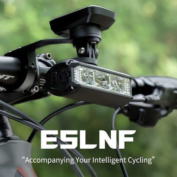 ESLNF Bike Light Front Lamp - Aluminum Alloy Waterproof for Mountain and Road Bikes High-Intensity and Wide Floodlight C251216