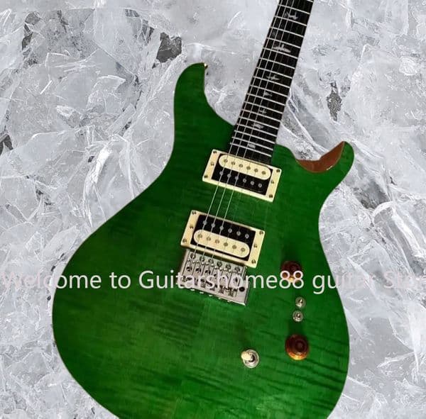 Electric guitar, factory customized, made of maple and peach blossom wood, black silent TL, in stock, fast and #2563