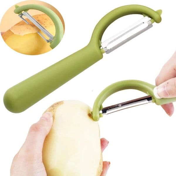 2in1 Stainless Steel Peeler Kitchen Potato Fruity Peel Removal Vegetable Plane Peelers Manual Fast Peeling Vegetavle Cutter Tool 251213