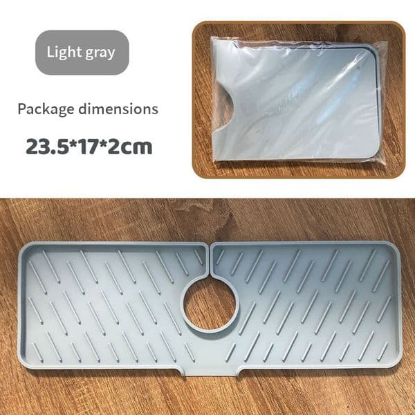 Silicone large faucet pad washbasin 4 anti splash pads anti sprinkler foldable kitchen supplies in stock