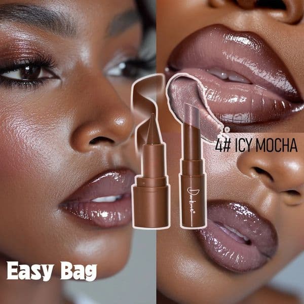 2pcs/Set Smooth Lip Liner Lipstick Set Shiny Mirror Waterproof Lip Liner Combo Makeup Long-Lasting Moisturizing Makeup Plump 251211