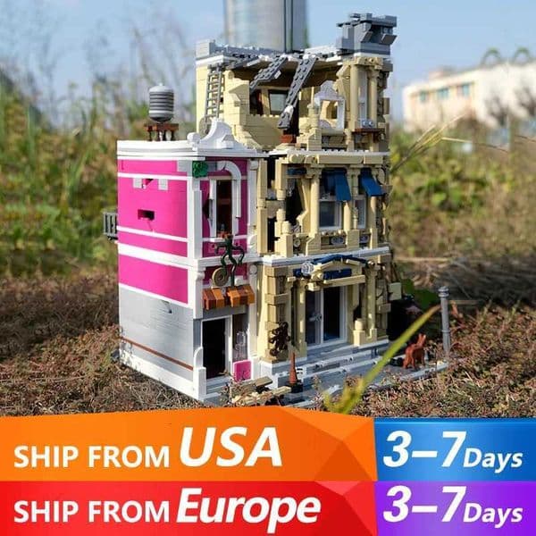 2689PCS MOC Doomsday Police Station Model Classic Street View Architectural Modular Buildings Blocks DIY Toys Gift for Adult Kid X251216