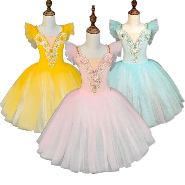 Childrens ballet skirt girls dance skirt childrens program collective performance costumes dance performance costumes251209BJ