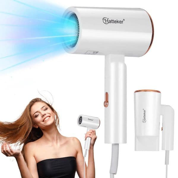 Hatteker 3-level Folding Hairdryer 2600W Air Anion Hair Care for Home Travel Hair Dryer Dormitory Blow Drier 220V-240V EU 251216