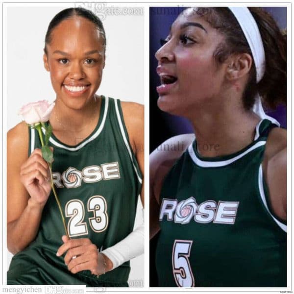 Rose BC 3-on-3 Women Basketball Jersey League Uniforms 5 Angel Reese 2 Kahleah Copper 12 Gray 10 Lexie Hull 23 Azura Stevens 20 Brittney Sykes Printed