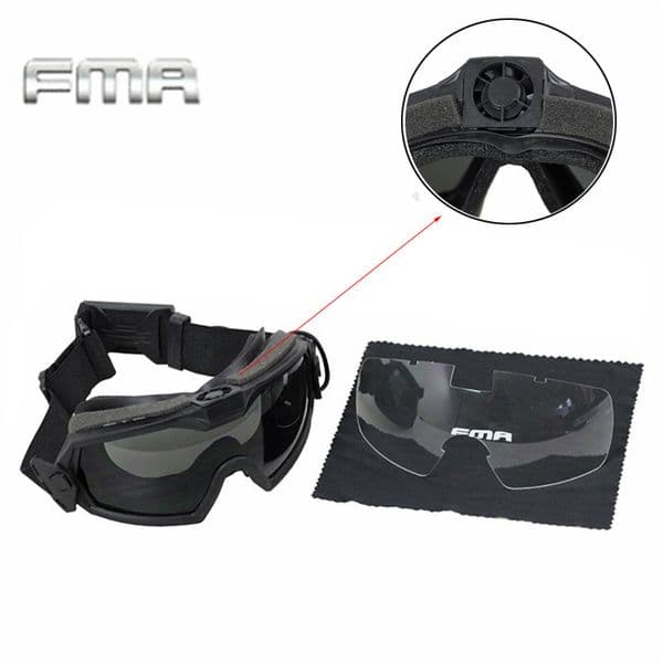 New enhanced fan glasses LPG01BK12-2R goggles/goggles
