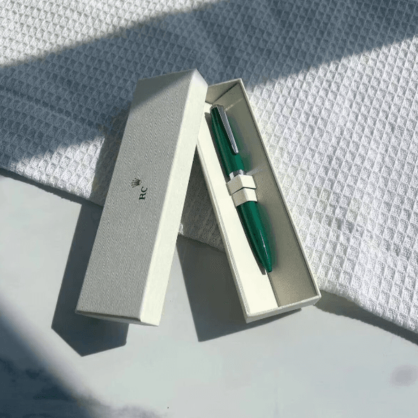 Luxury designer Rox Golden Crown Gift Fountain Pens Commemorative pen upscale green Celebrity Signature Pen perfect Gift Stationery - Exquisite Elegance in Gift