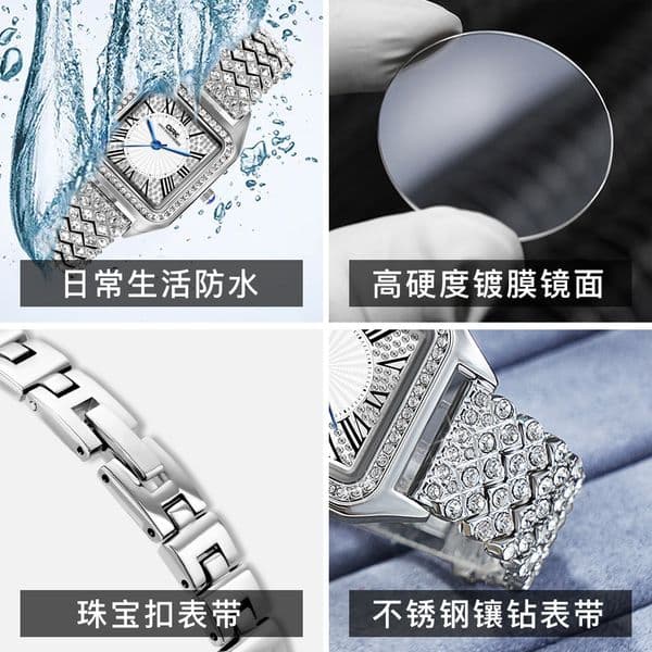 2026 Brand New Style OPK brand watch inlaid rhinestones elegant jewelry buckle quartz luxury women's watch exquisite women's watch trendy fashion watch elegant watch