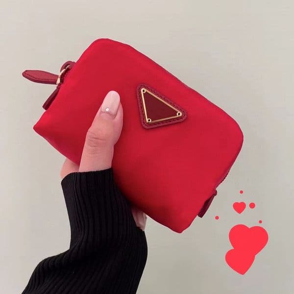 2026 Top Designer Bag Fashion Small Decorative Bag Pendant Mini Makeup Bag Nylon Waterproof Keychain Bag Lipstick Coin Purse 10A