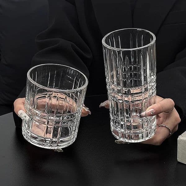 103oz/131oz Carved Wine Glass Cocktail Glass Creative Water Cup Party Drinking Glasses Juice Beverage Cold Drink Cups 251218