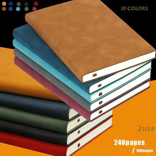 A5 A6 Sheepin Notebook Leather Office Journal Diary notepad Stationery Student Class lined NoteBook 160pages240pages 251218