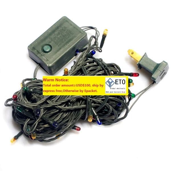 Christmas illumination with 100 lamp heads 220V AC input power source led decorative lights for Chirstmas trees,Windows etc ZZ
