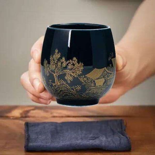 180ml hand-painte Japanese style simple ceramic bowl and for home afternoon tea,ceramic large cup,single cup tea set 25L1219