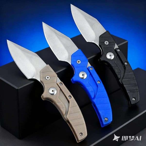 Jefrey Collins Mini Multi-Functional Folding Knife - Compact Self-Defense EDC Tool for Outdoor Camping, Hiking Survival