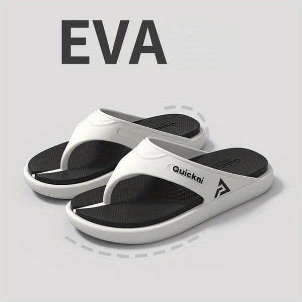 Slippers Stylish Mens House Shoes - Durable & Easy-to-Wear Flip-Flop Sandals R01