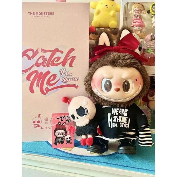 The Monsters Catch If You Like Me Series Vinyl Face Doll Decorative Figurines Cute Labubu Plush Toys