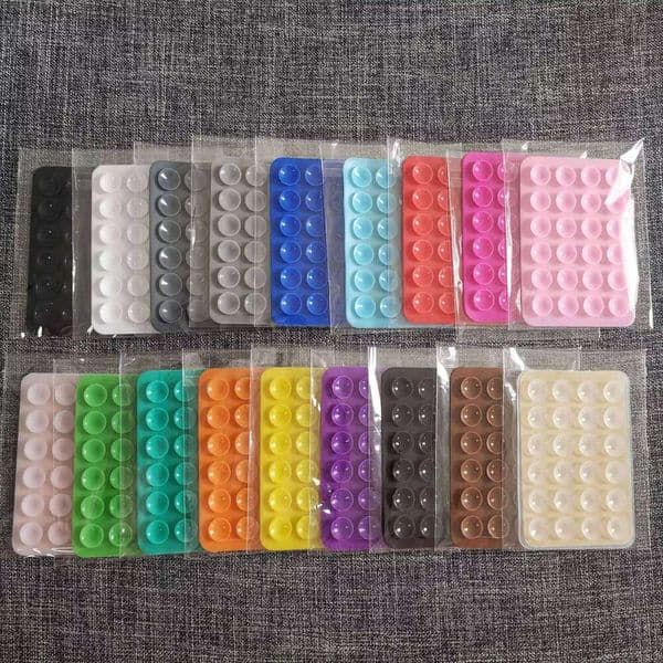 Waterproof Silicone Mobile Wall-Mounted Self-Adhesive Cup Grip Stand Suction Phone Holder