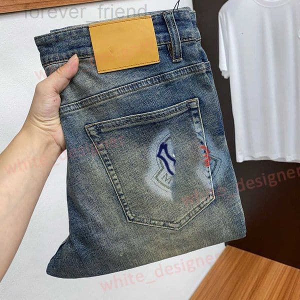 Men's Jeans designer Designer jeans Baggy 2025 Autumn Winter New Slim Fit Casual Fashion Jenas Elastic Versatile denim Pants size 29-40 383u HA5K B1BD