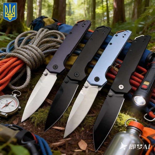 Jefrey Collins KaXiu 2038 Multi-Functional Folding Knife - High Hardness Sharp Blade for Outdoor Survival, EDC & Camping