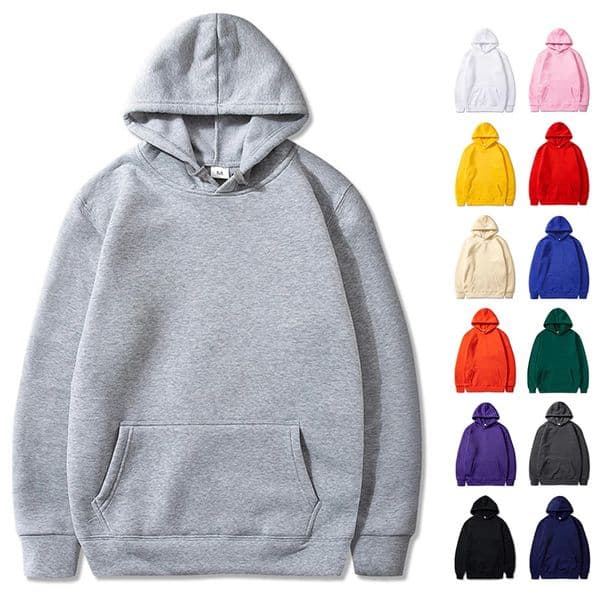 Fashion Casual Fleece Hoodies Men Wholesale Plain White Pullover Hoodie Unisex Sweatshirt With Hood Polerones Para Hombre 251219