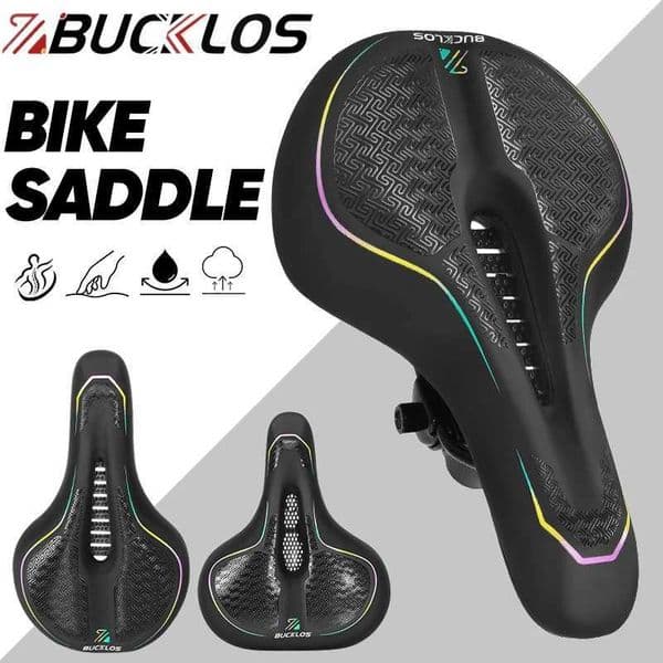 BUCKLOS MTB Shock-Absorption Saddle Soft Ergonomic Bicycle Saddle Waterproof Comfortable Mountain Bike Saddle Bicycle Parts G251220