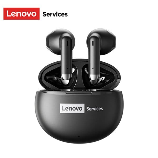 Lenovo LES-102 TWS Bluetooth V6.0 Earphones Semi-In-Ear Sports Earbuds ENC HD Call Noise Cancellation Headphones Long Battery Life Gaming Headset