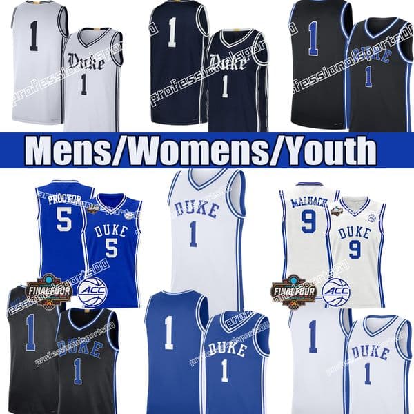 Duke Blue Devils college Basketball Jersey #12 Boozer #3 Evans #21 Ngongba II #1 Foster #14 Khamenia Basketball Jerseys