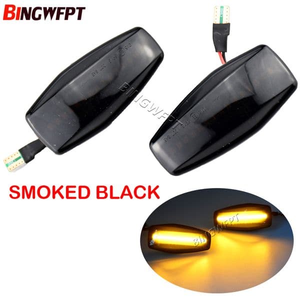 2pcs For Hyundai Flowing Water Indicator LED Side Marker Turn Signal Light For Elantra Getz Sonata XG Terracan Tucson i10 Coupe