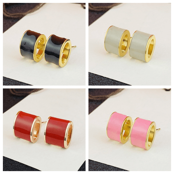 Earrings designer for women luxury jewelry classic gold earrings bijoux trendy women jewelry fashion accessories letter earrings for men jewelry party gift