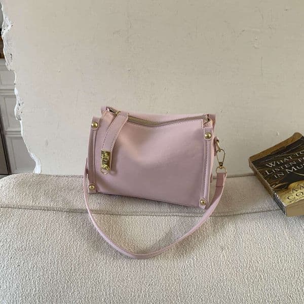 Cross-Border Korean Style Trendy Simple Crossbody Small Square Commuter For Women New Casual Shoulder Bag