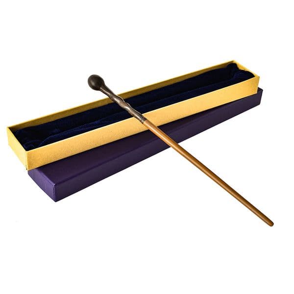 Wood-Style Twisted Magic Wand - Collector Fantasy Prop with Elegant Gift Packaging