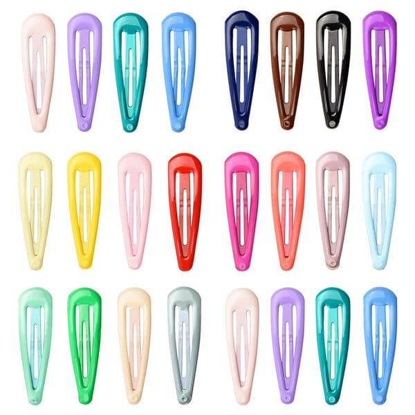 Kids Children Hair Clips Candy Color Newborns BB Metal Barrettes Clips Hairpins for Baby Girls Toddlers U02001