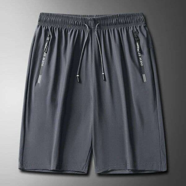 Quick Dry Shorts Summer Thin Pants Running Sports Bottom Gym Fitness Beach Zipper Pocket Loose Short Sweatpants Men X251222