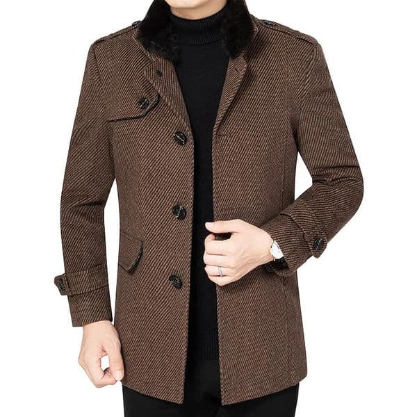 Winter Men Cashmere Trench Coats Business Casual Woollen Blends High Quality Male Autumn Overcoats Long Jackets Size 3XL 251216