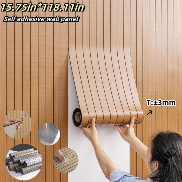 1 Roll SelfAdhesive Wall Panel Sxp Foam Stickers Peel and Stick 3D Sticker Easy to DIY Suitable for Ceiling Living Room w251208