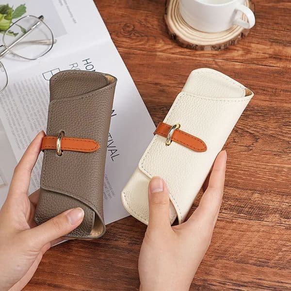 Literary glasses bag sunglasses case storage portable mens and womens 251215
